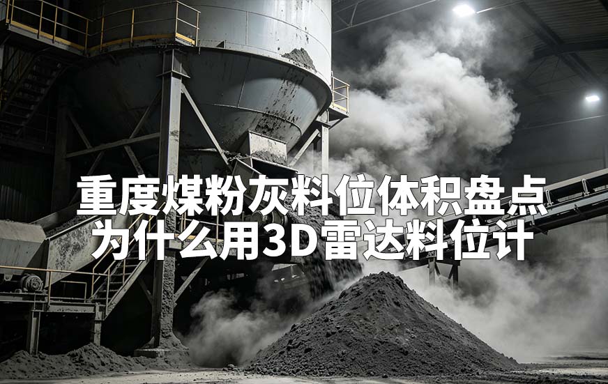 重度煤粉灰料位体积盘点为什么用3D雷达料位计