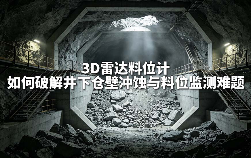 3D雷达料位计如何破解井下仓壁冲蚀与料位监测难题