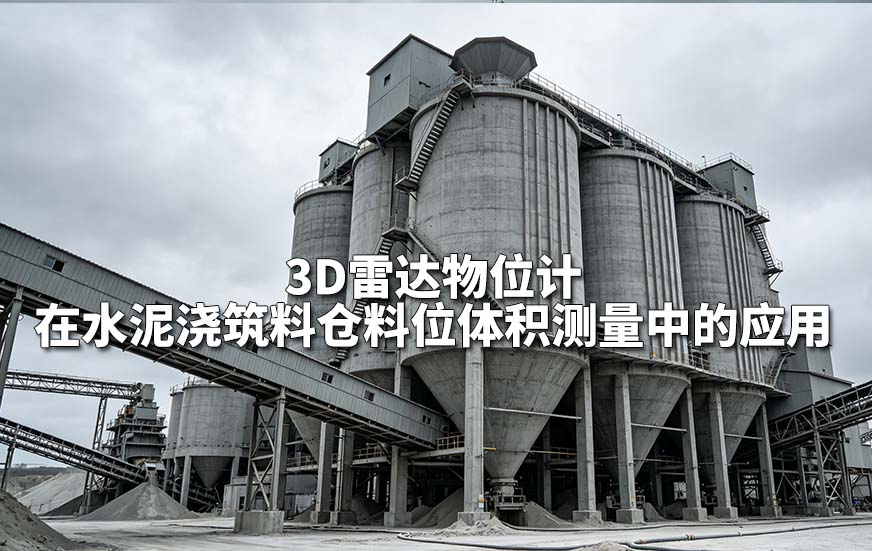 3D雷达物位计在水泥浇筑料仓料位体积测量中的应用