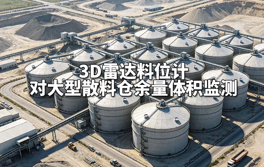 3D雷达料位计对大型散料仓余量体积监测 3D雷达料位计对大型散料仓余量体积监测