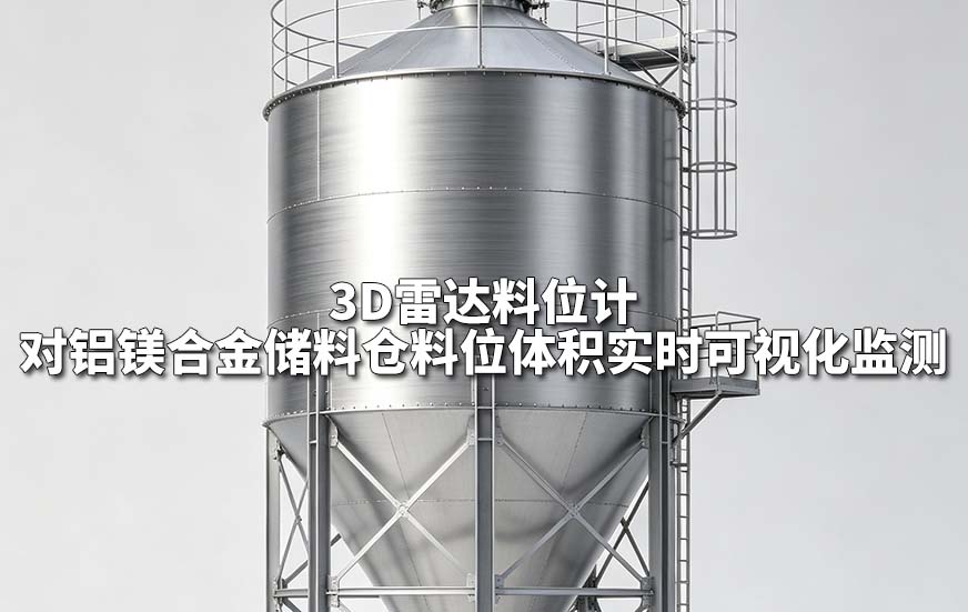 3D雷达料位计对铝镁合金储料仓料位体积实时可视化监测 3D雷达料位计对铝镁合金储料仓料位体积实时可视化监测