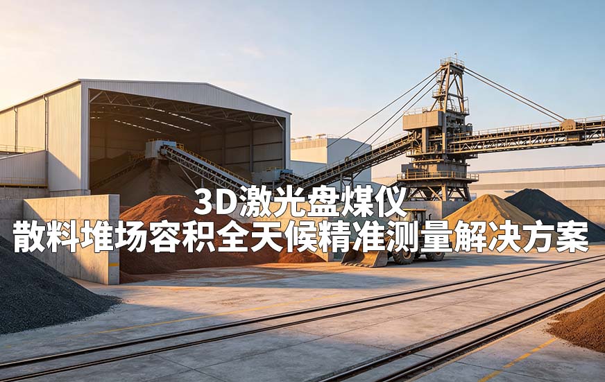 3D激光盘煤仪散料堆场容积全天候精准测量解决方案