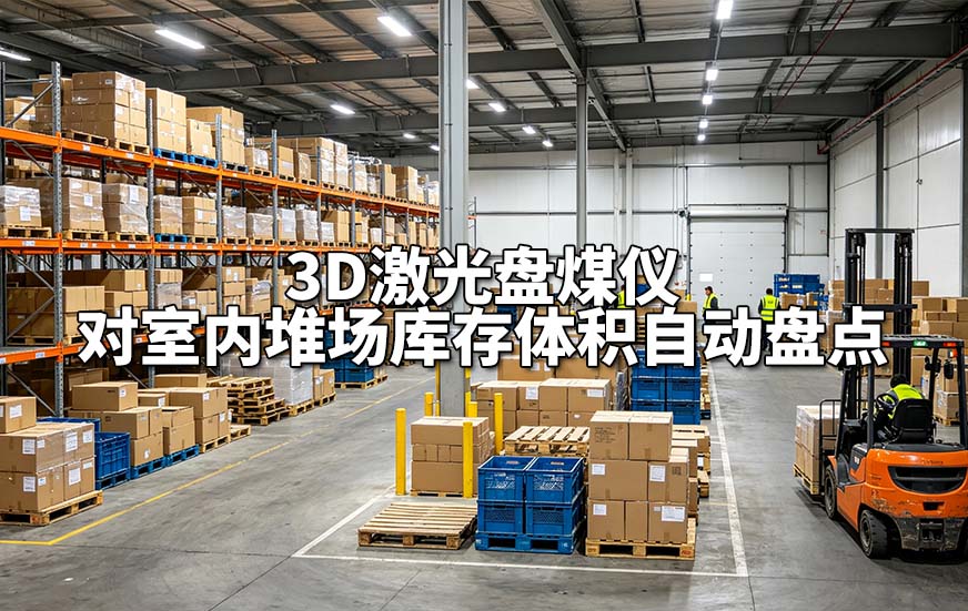 3D激光盘煤仪对室内堆场库存体积自动盘点 3D激光盘煤仪对室内堆场库存体积自动盘点