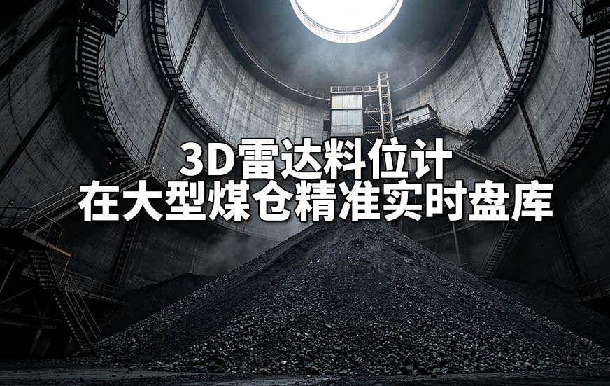 3D雷达料位计在大型煤仓精准实时盘库 3D雷达料位计在大型煤仓精准实时盘库