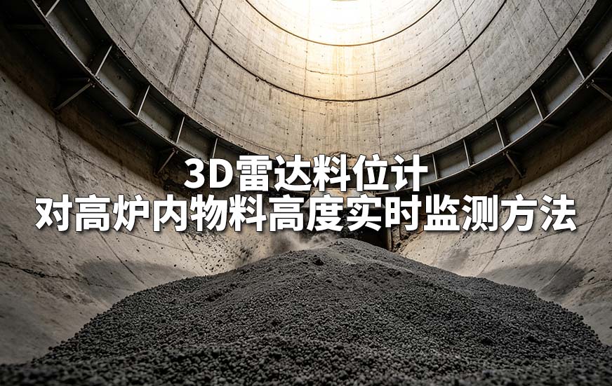 3D雷达料位计对高炉内物料高度实时监测方法 3D雷达料位计对高炉内物料高度实时监测方法