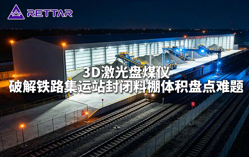 3D激光盘煤仪破解铁路集运站封闭料棚体积盘点难题 3D激光盘煤仪破解铁路集运站封闭料棚体积盘点难题