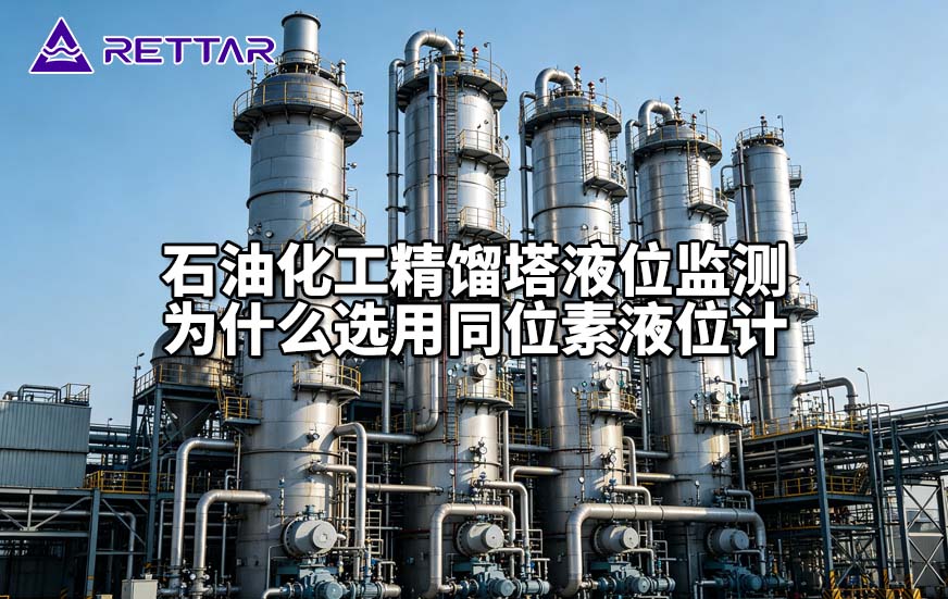 石油化工精馏塔液位监测为什么选用同位素液位计 石油化工精馏塔液位监测为什么选用同位素液位计