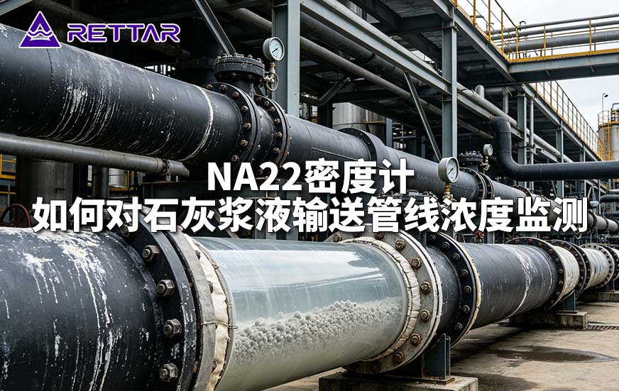 Na22密度计如何对石灰浆液输送管线浓度监测 Na22密度计如何对石灰浆液输送管线浓度监测