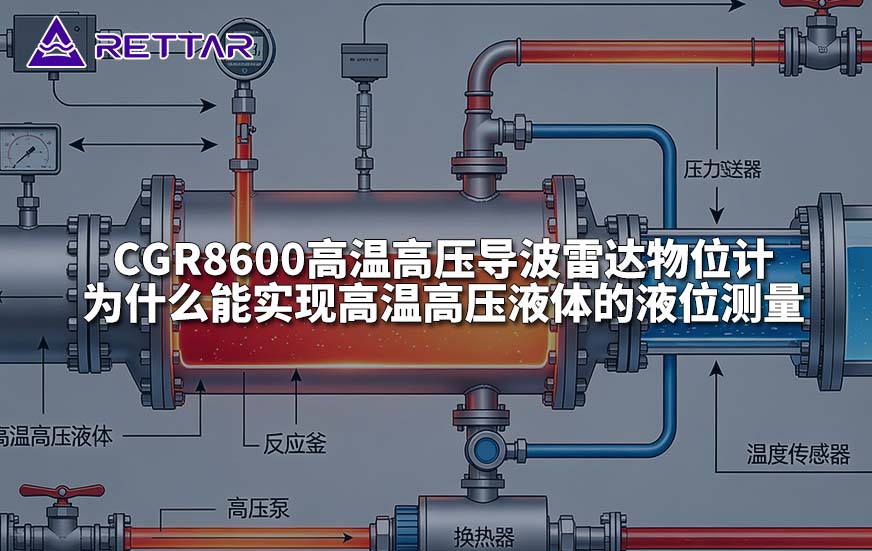 CGR8600高温高压导波雷达物位计为什么能实现高温高压液体的液位测量