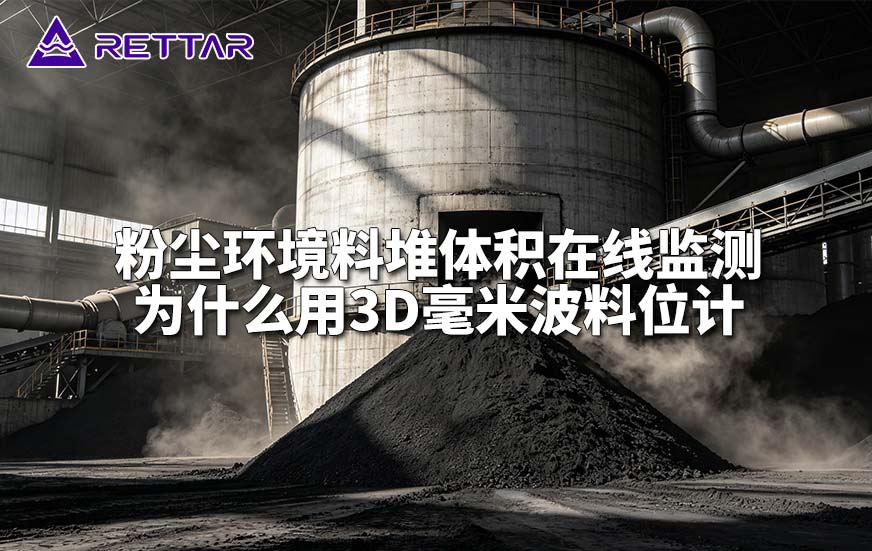 粉尘环境料堆体积在线监测为什么用3D毫米波料位计 粉尘环境料堆体积在线监测为什么用3D毫米波料位计
