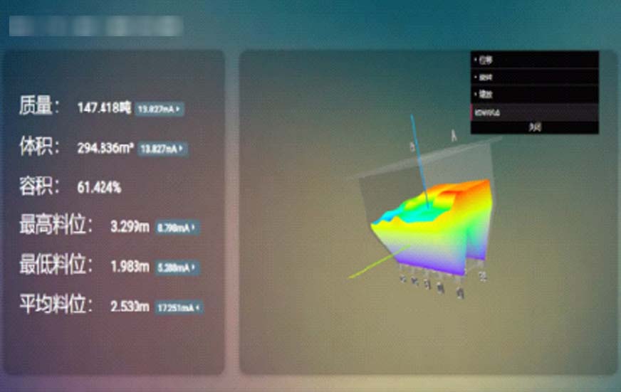 粉煤灰仓料位体积盘点2