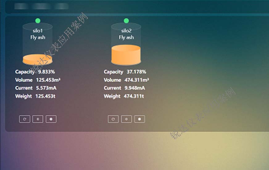 粉煤灰筒仓高温环境料位体积盘点1