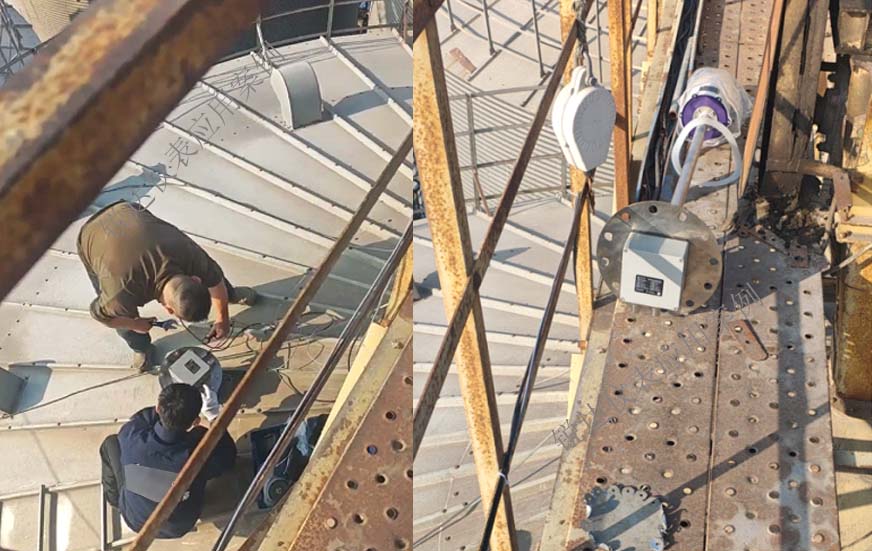 玉米筒仓物料体积实时监测三维成像1