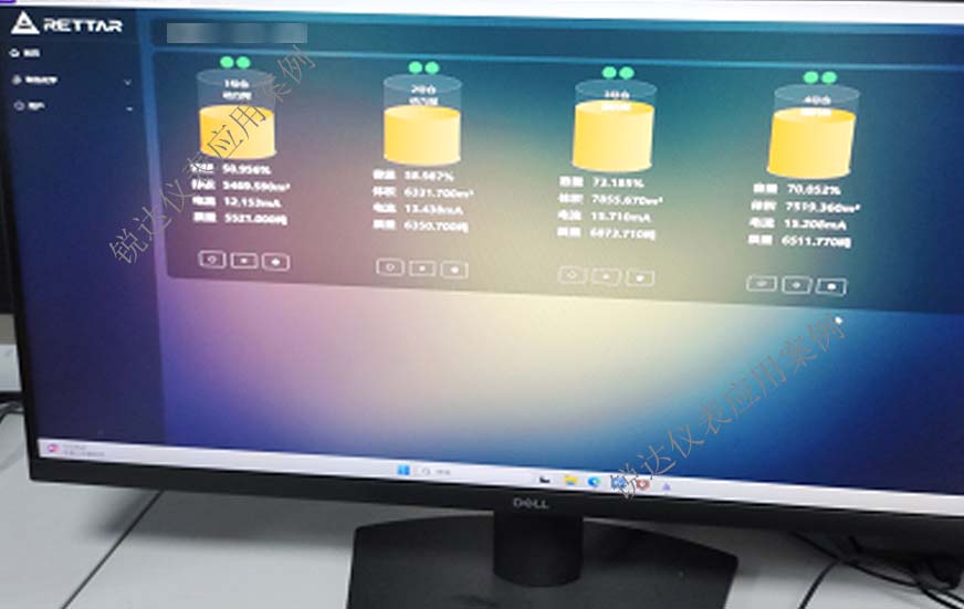 化工厂动力煤仓+原料煤仓多台设备实现精准料位盘库3