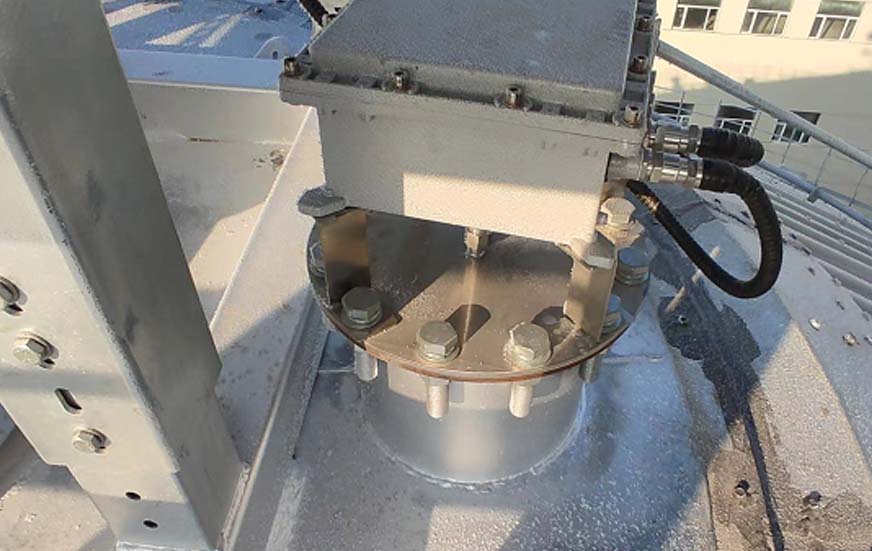 玉米筒仓颗粒料位体积监测1