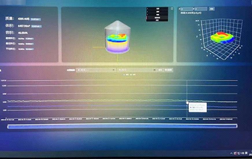 玉米筒仓颗粒料位体积监测2