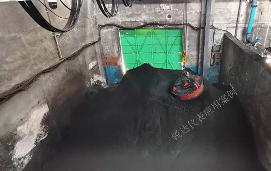 3D雷达料位计在介质库抓取料料位盘点案例1