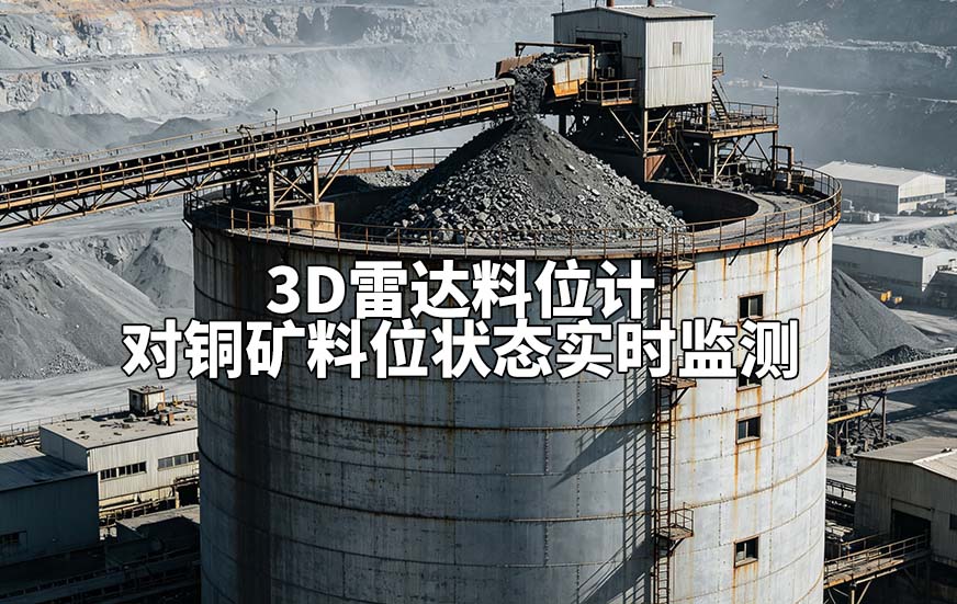 3D雷达料位计如何对铜矿料位状态实时监测