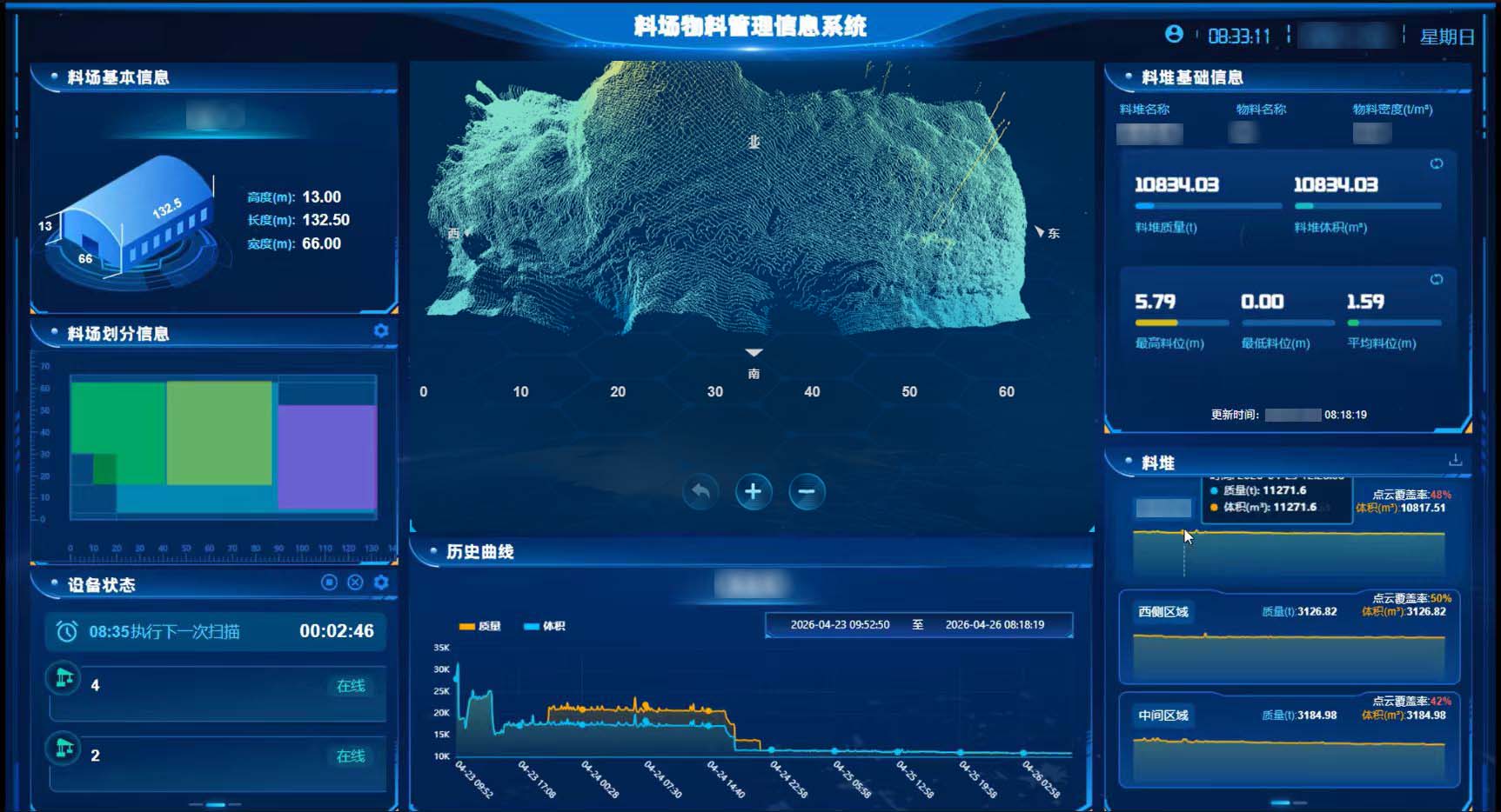 某电厂垃圾堆料位盘点自动化升级改造2